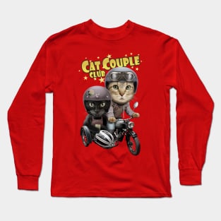 CAT COUPLE CLUB Long Sleeve T-Shirt